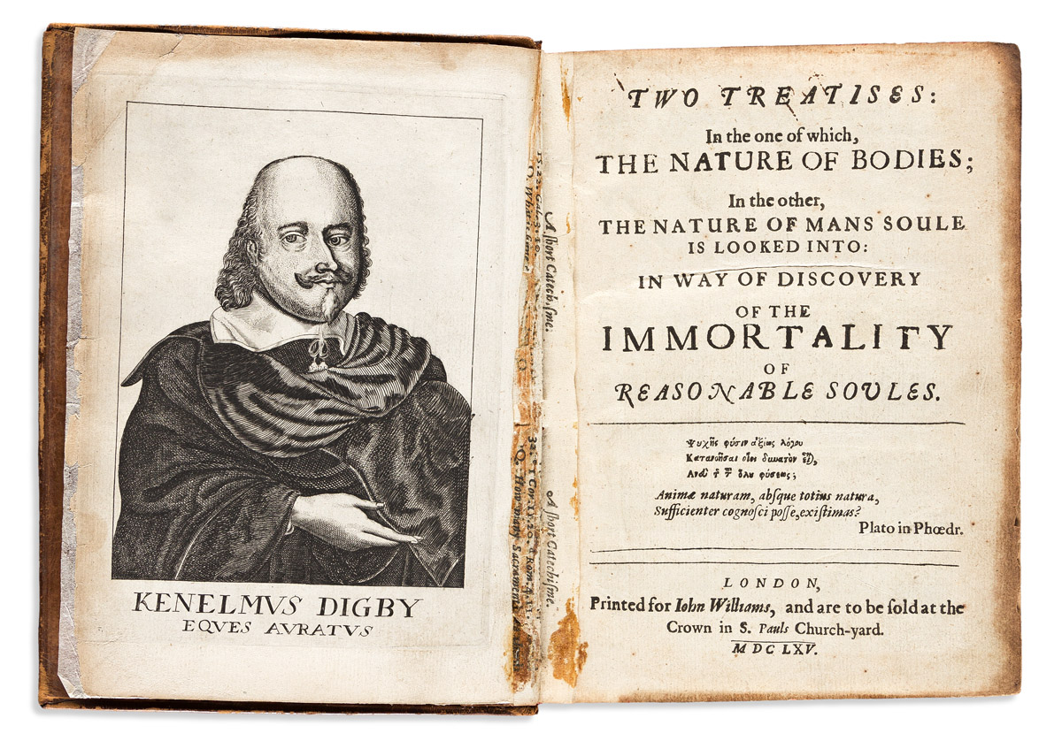 Digby, Kenelm (1603-1665) Two Treatises: In the one of which, the Nature of Bodies, in the Other the Nature of Mans Soule is Looked In